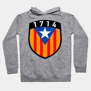 Catalunya 1714 estelada blava flag Hoodie